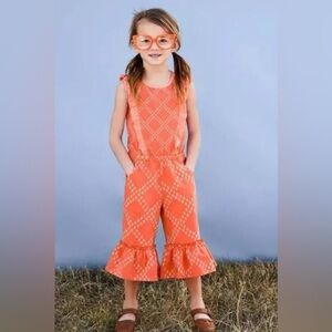 Matilda Jane orange one piece romper